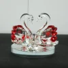 Crystal Swan Perfume Stand, car decoration, creative perfume stand, car crystal handicraft, home entrance decoration, Xiangyu Crystal Specification image